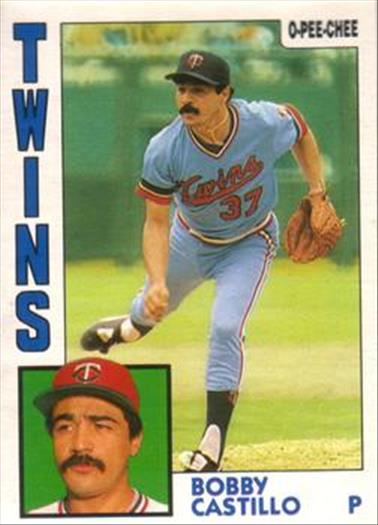 1984 O-Pee-Chee Baseball Cards 329     Bobby Castillo